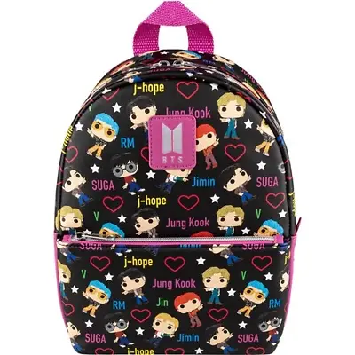 BTS - Band With Hearts All Over Print Mini Backpack NEW MINT SHIPS NOW! • $39.95