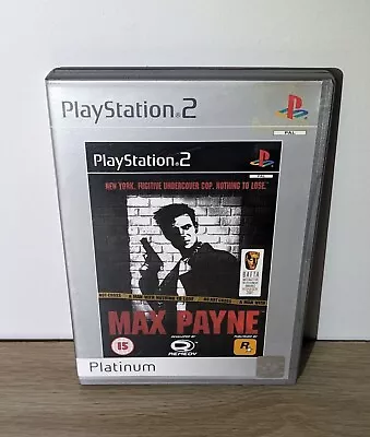 MAX PAYNE Sony PS2 Game - Tested & Working - No Manual • $9