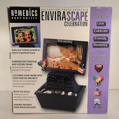 Homedics Body Basics - Relaxation Photo Fountain -  Envirascape Celebration • $19.99