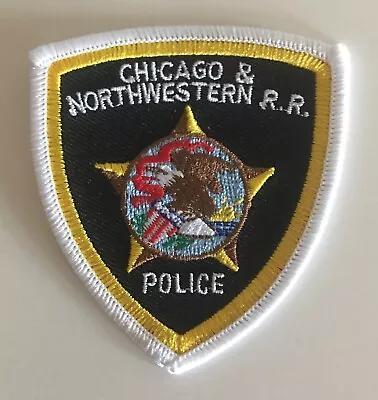 $6.99 • Buy Patch- Vintage Chicago & Northwestern Railroad Police (CNW)- #22370 - NEW