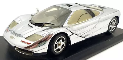 Maisto 1/18 Scale Diecast CHMC2 - Chrome Plated McLaren F1 1993 + Plinth • $224.39