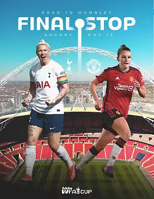 2024 Womens FA Cup Final Programme - Tottenham V Manchester United Pre Order • £6.99