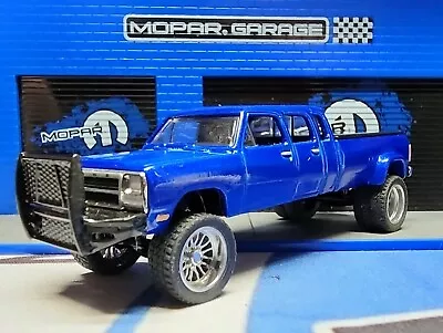 1/64 Custom 1st Gen Dodge Cummins Mega Cab Dually  Mopar/ Greenlight  • $170