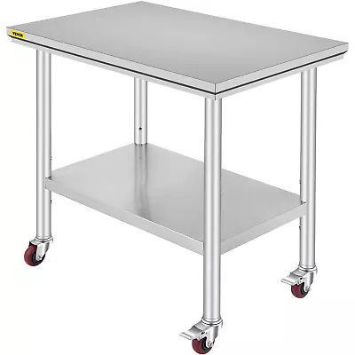 11 Style Stainless Steel Work Prep Table Station Commercial Kitchen Restaurant • $76.99