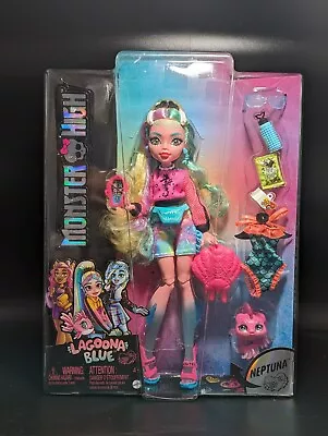 NEW Monster High G3 Lagoona Blue Set W/ Pet Piranha Neptuna & Accessories • $24.99