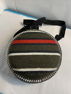 Wool Covered Metal Canteen Vintage Western Wool Original Cowboy/ Hiking Canteen • $8.90