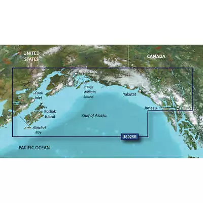 Garmin BlueChart G3 Vision HD - VUS025R - Anchorage - Juneau - MicroSD/SD [010-C • $368.99