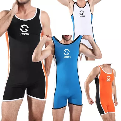 £20.33 • Buy Men's Clothing Underwear Sports Leotard Fitness Jumpsuits Homewear Vest Bodysuit