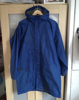 Vintage 1970s HENRI LLOYD Bri-Nylon Sailing Hooded Jacket Cagoule Parka M (L/XL) • £10