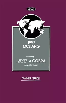 1997 Ford Mustang Owners Manual User Guide Reference Operator Book Fuses • $32.99