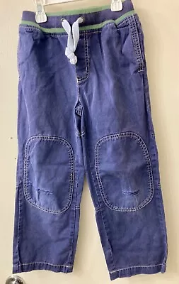 Boys Mini Boden Pants Drawstring Size 7y Guc Navy Blue • $9