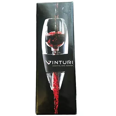 NIB Vinturi Essential Wine Aerator Red Wine Aerator W/Base • $24.98
