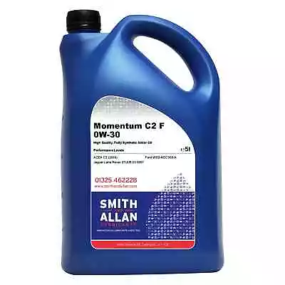 £26.99 • Buy 0W-30 Fully Synthetic Engine Oil ACEA C2 Ford WSS-M2C950-A STJLR.03.5007 5 Litre
