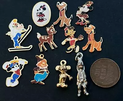 Vintage Disney Metal Charms Cabs Findings Lot 11 • $24