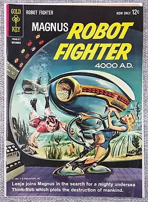 Magnus Robot Fighter 4000 A.D. #4 (1963) Gold Key Comics Menace From The Depths • $20