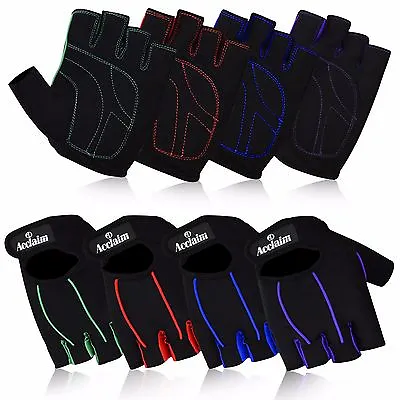 ACCLAIM Fitness Platinum Gel Padded Cycling Gym Weight Lifting Wheelchair Gloves • $11.74