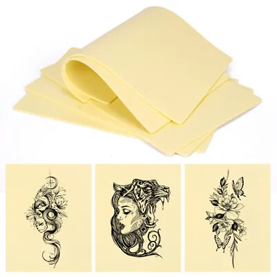 5x Tattoo Practice Skin 20*30*3MM Thick Blank Double Sided Flexible Tattoo Fake • £17.99