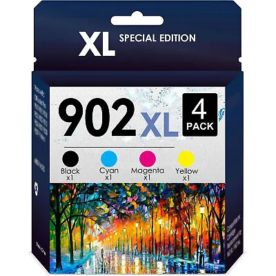 902XL Black Color Ink Cartridge For HP OfficeJet 6978 6968 6976 6979 6950 Lot • $17.59