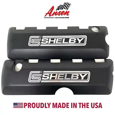 Ford Mustang Black SHELBY Coil Covers GT 5.0 GT350 2011-17 Custom Engraved • $175