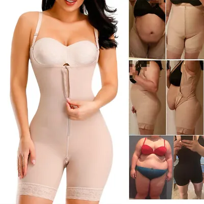 £20.79 • Buy High Compression Shapewear Womens Post Surgery Bodysuit Garments Tummy Slimming