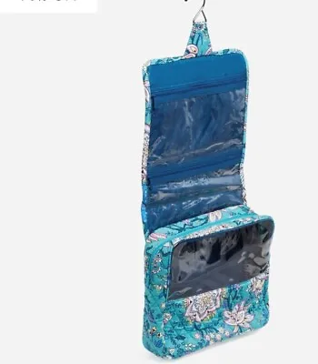 Vera Bradley Grand Hanging Organizer New Peacock Garden Toiletry Cosmetic Cruise • $44