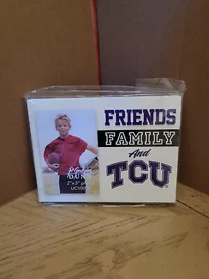 P. Graham Dunn Friends Texas Christian Univ 2 X 3 Wood Tabletop Photo Frame TCU • $11