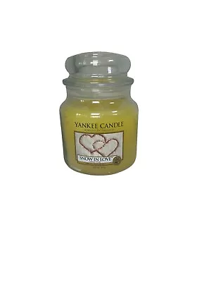 YANKEE CANDLE SNOW IN LOVE SMALL JAR CANDLE 411g -14.5oz • £24.08