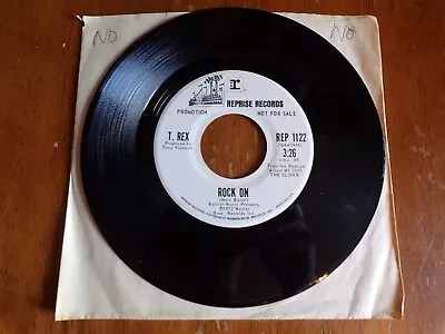 T. Rex The Slider / Rock On 1972 PROMO 45 • $20