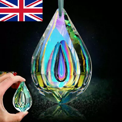 Rainbow Sun Catcher Crystal Glass Ball Pendant Chakra Feng Shui Pride Craft • £3.17