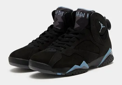 Nike Air Jordan 7 Retro Black/Chambray Blue Mens Size US 11 Casual Sneakers New✅ • $299.95