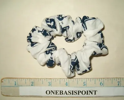Hair Scrunchies Ties Made W NFL Teams Fabrics You Pick Scrunchy Tie Cotton New • $8.95