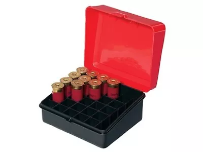 Plano 1216-01 Shotgun Shell 12 Gauge Red/Black Ammo Box • $12.99
