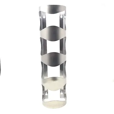 $42.78 • Buy IKEA Silver Design And Quality Stainless Steel 4 Bottle Wall Mount Wine Rack