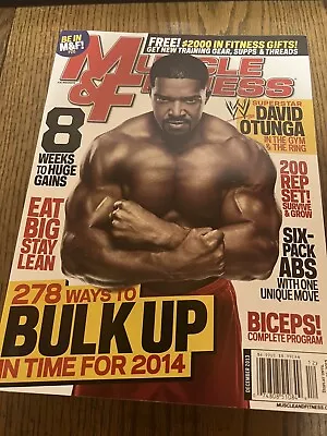 Muscle & Fitness Magazine December 2013 WWE David Otunga  • $0.99