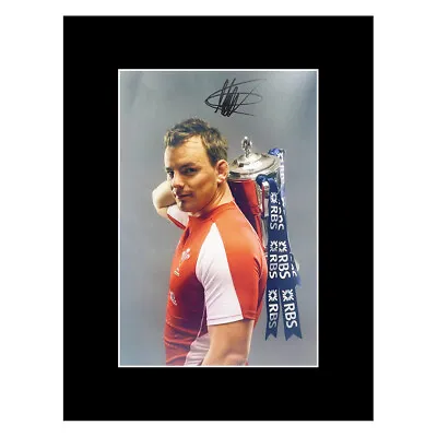 Signed Matthew Rees Photo Display 16x12 - Wales Rugby Icon +COA • £34.99