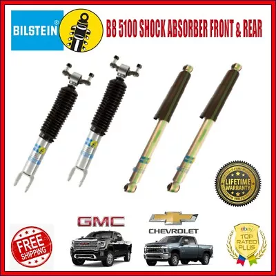 Bilstein B8 5100 Shock Absorbers Front Rear For Silverado Sierra 2500HD 3500HD  • $354.90