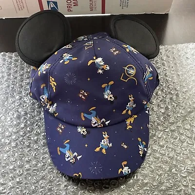 WDW Disney Park 50th Anniversary Mickey Ears Baseball Hat Cap Toddler Child Size • $14.89