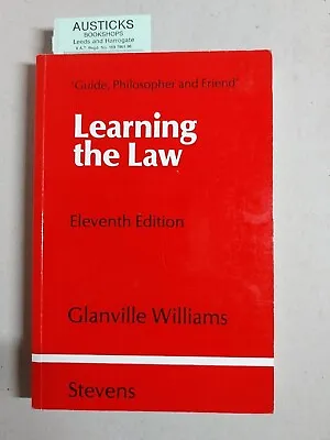 Learning The Law  Guide Philosopher And Friend  • £2.50