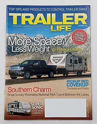 Trailer Life Magazine November 2013 Smokey Mountains Winnebago Ultralite Trailer • $8.95