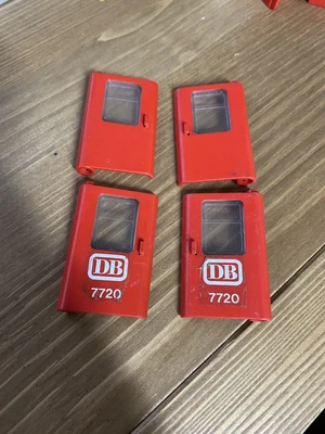 £8 • Buy 4x LEGO Red Door 1x4x5 Train Right & Right With Window DB 7720 4181 4182 7725