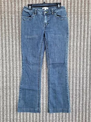 CAbi Jeans Women's Size 6 Dark Wash Blue  Low Rise Bootcut VGC • $11.69