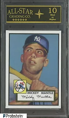 1983 Topps 1952 Reprints #311 Mickey Mantle Yankees HOF ALL-STAR GRADING 10 • $7.50