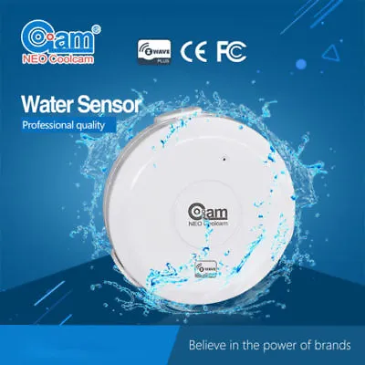 Z-wave Sensor Flood Water Leak Alarm Sensor Water Leakage Z Wave Automation • $30.99