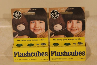$9.99 • Buy Lot Of 2 Vintage General Electric Flashcubes For Flashcube Cameras