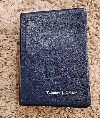 Blue LDS Mormon Quad Scriptures 7-1/4  X 5-1/4  Unmarked  • $26.90