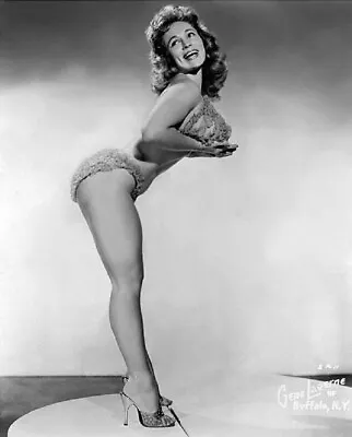 Actress Burlesque Dancer VIRGINIA BELL Pin Up Picture Poster Photo 4x6 • $8.50