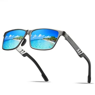 Men's Aluminium Polarized Colored Sunglasses Driving Outdoor Fishing Eye • $11.69