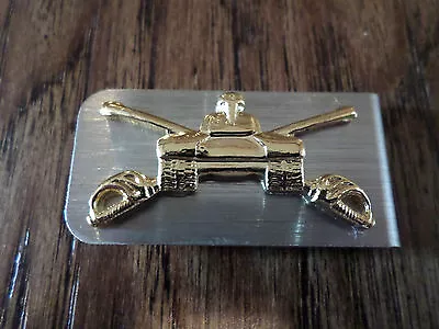 U.s Military Armored Insignia Badge Metal Money Clip U.s.a Made New In Bags  • $12.99