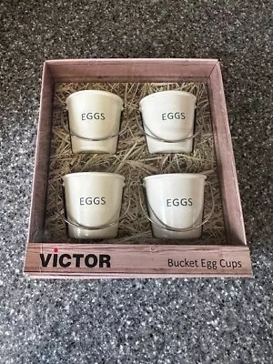 4 Victor Bucket Egg Cups • £10