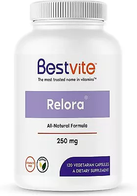 Relora 250mg (120 Vegetarian Capsules) No Fillers - No Stearates  • $22.99